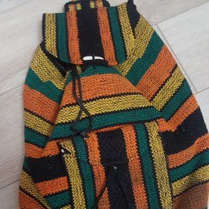 Woven backpack